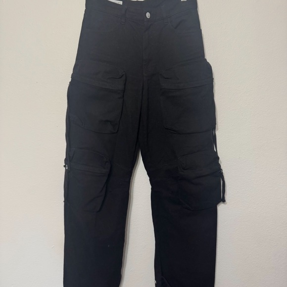 Zara Men’s Black Cargo Pants - Picture 7 of 16
